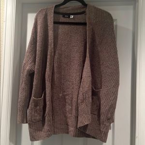 Brown cardigan